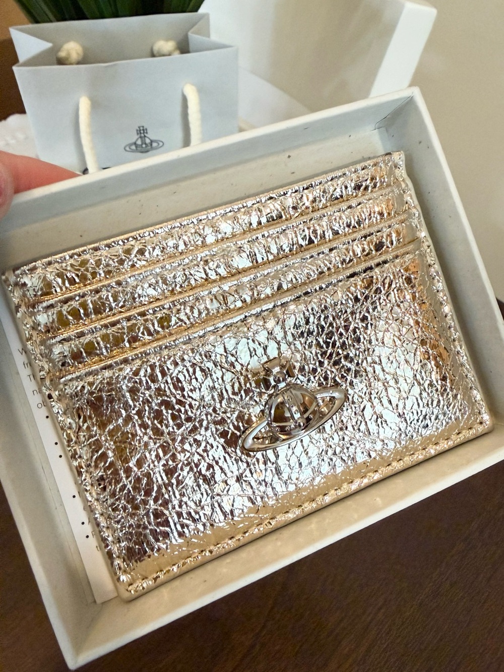 Vivienne Westwood Crack Pattern Card Holder - Picture 2 of 4